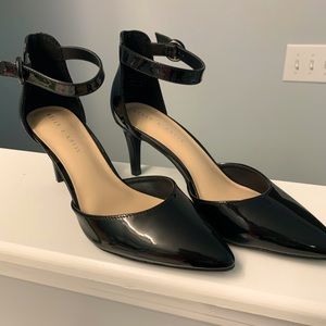 Black Heels with Ankle Strap